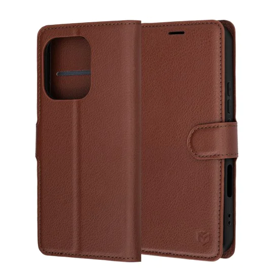 Калъф за Honor 600 Lite - Leather Folio - Techsuit - Кафяв
