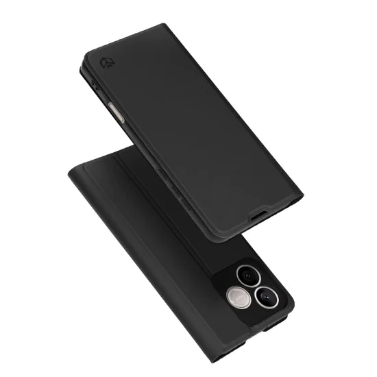 Калъф за Honor 600 Lite - Magskin Book - Techsuit - Черен