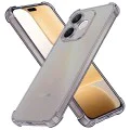 Калъф за Honor 600 Lite - Shockproof Clear Silicone - Techsuit - Матово черен