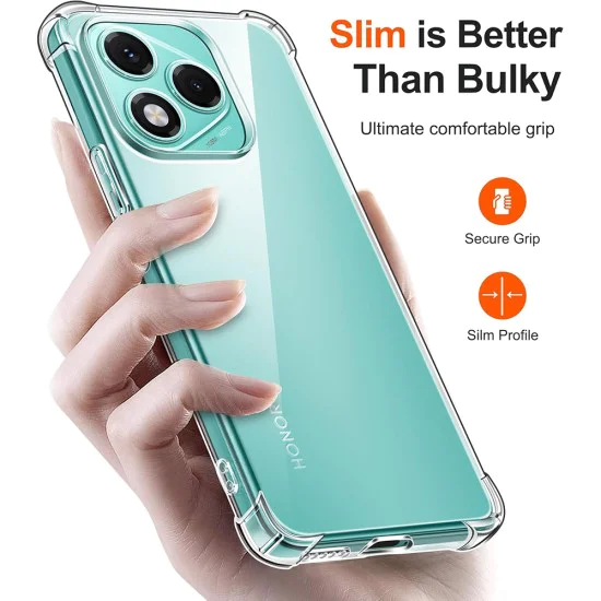 Калъф за Honor 600 Lite - Shockproof Clear Silicone - Techsuit - Прозрачен