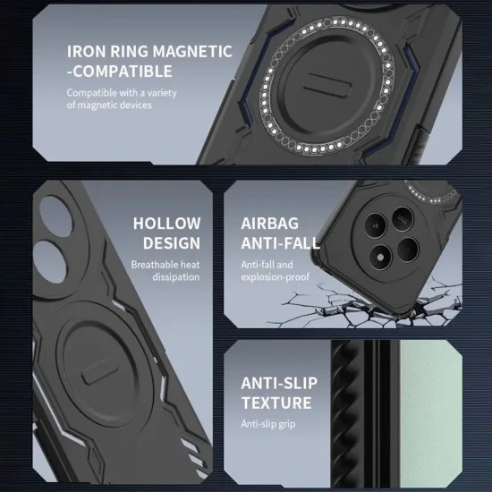 Калъф за Honor 600 Pro - ArmorMag Case - Techsuit - Черен