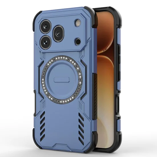 Калъф за Honor 600 Pro - ArmorMag Case - Techsuit - Син