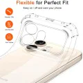 Калъф за Honor 600 Pro - Shockproof Clear Silicone - Techsuit - Прозрачен