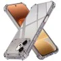 Калъф за Honor 600 - Shockproof Clear Silicone - Techsuit - Сив (Smoke Black)