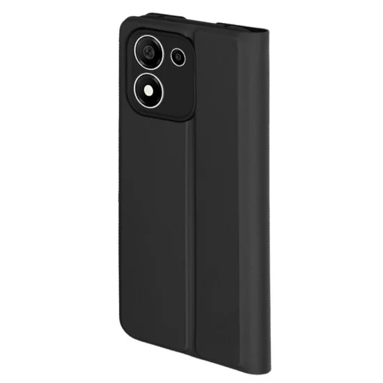 Калъф за Honor 600 Smart - Magskin Book - Techsuit - Черен