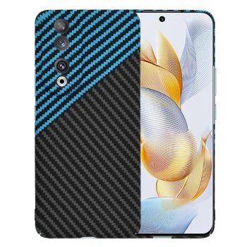Калъф за Honor 90 - Carbonite FiberShell - Blue Pulse