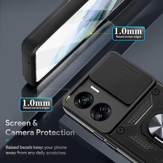 Калъф за Honor 90 Lite - CamShield Series - черен
