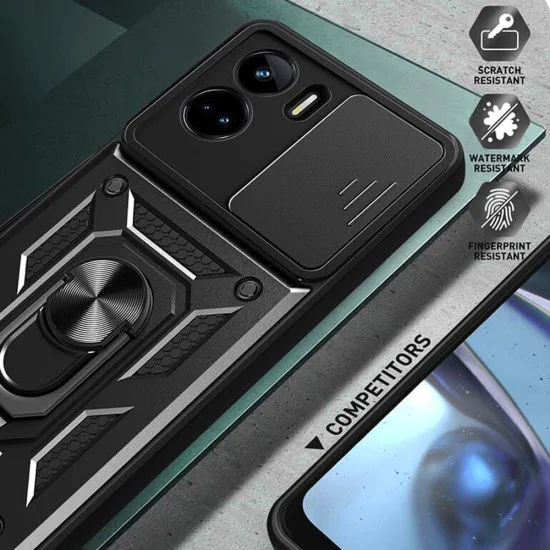 Калъф за Honor 90 Lite - CamShield Series - черен