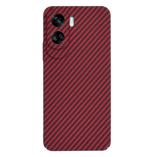 Калъф за Honor 90 Lite - Carbonite FiberShell - Червен