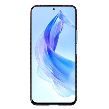 Калъф за Honor 90 Lite - Carbonite FiberShell - Red Vortex