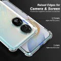 Калъф за Honor 90 Pro - Удароустойчив Прозрачен Силиконов - Прозрачен