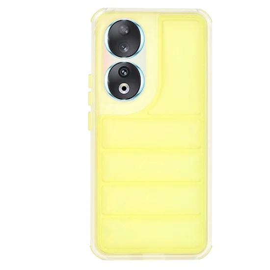 Калъф за Honor 90 - Wave Shield - Жълт