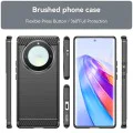 Калъф за Honor Magic5 Lite - Carbon Silicone - Черен
