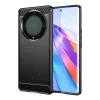Калъф за Honor Magic5 Lite - Carbon Silicone - Черен