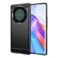 Калъф за Honor Magic5 Lite - Carbon Silicone - Черен