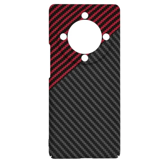 Калъф за Honor Magic5 Lite - Carbonite FiberShell - Red Vortex