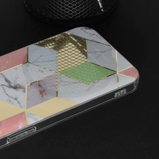 Калъф за Honor Magic5 Lite - Серия Marble - Purple Hex