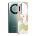Калъф за Honor Magic5 Lite - Серия Marble - Purple Hex