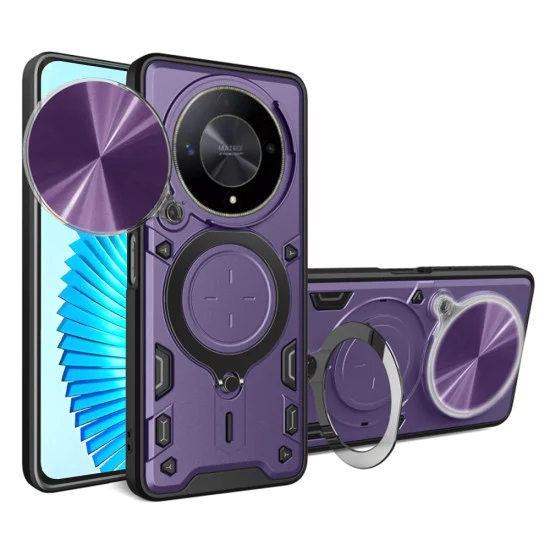 Калъф за Honor Magic6 Lite - CamGuard Pro - Лилав