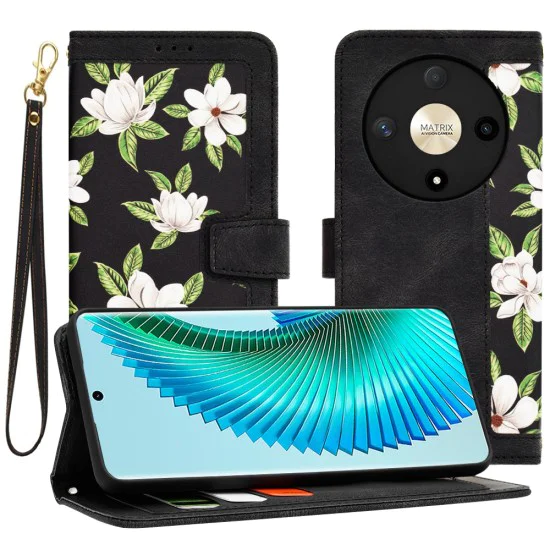 Калъф за Honor Magic6 Lite - FlipCraft - Flowers of the Dawn