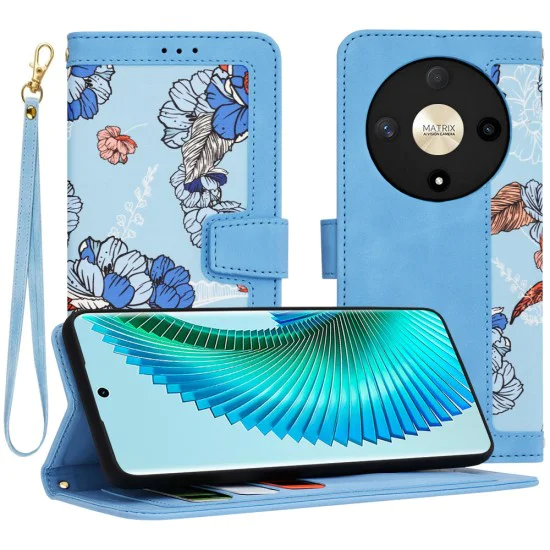 Калъф за Honor Magic6 Lite - FlipCraft - Vibrant Blue