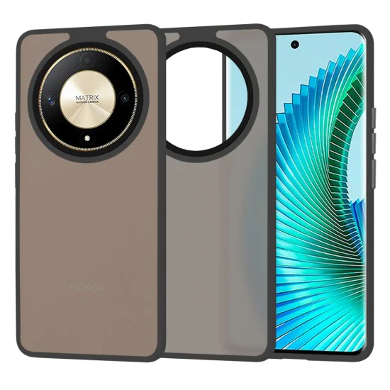 Калъф за Honor Magic6 Lite - HaloFrost Series - черен
