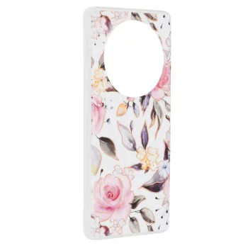 Калъф за Honor Magic6 Lite - Marble Series - Chloe White