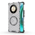 Калъф за Honor Magic6 Lite - Techsuit - HoneyComb Shield MagSafe - Бял