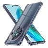 Калъф за Honor Magic6 Lite - Techsuit - Удароустойчив Clear Silicone - Опушено Черен