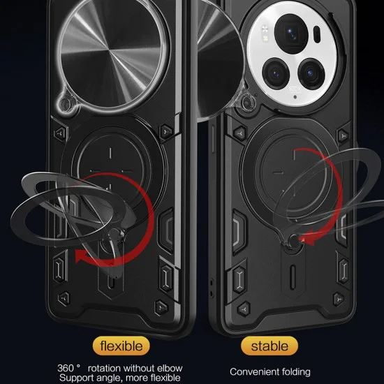 Калъф за Honor Magic6 Pro - CamGuard Pro - черен