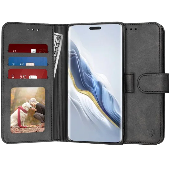 Калъф за Honor Magic6 Pro - Diary Book - Черен