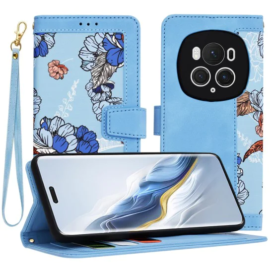 Калъф за Honor Magic6 Pro - FlipCraft - Vibrant Blue