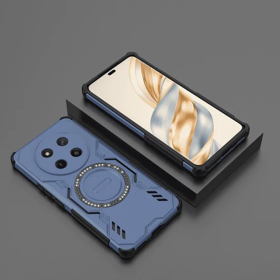 Калъф за Honor Magic7 Lite / X9c - ArmorMag Case - Син