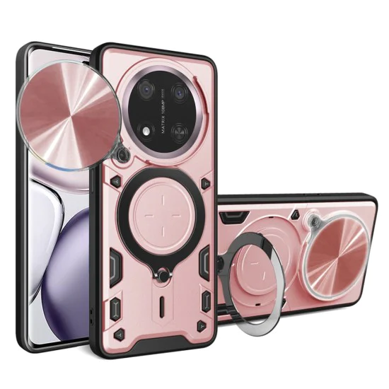 Калъф за Honor Magic7 Lite / X9c - CamGuard Pro - Rose Gold