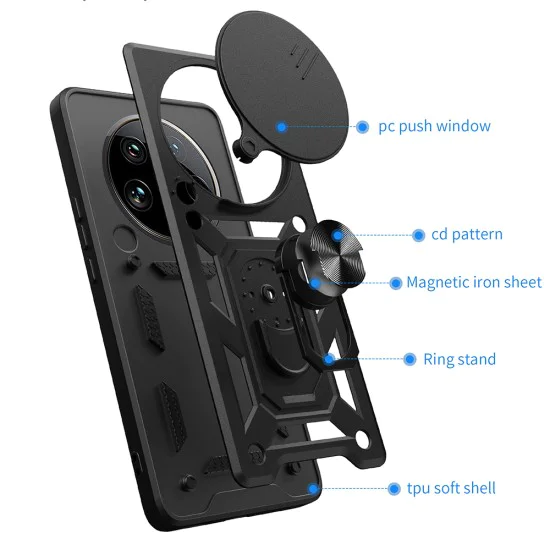 Калъф за Honor Magic7 Lite / X9c - CamShield Series - зелен
