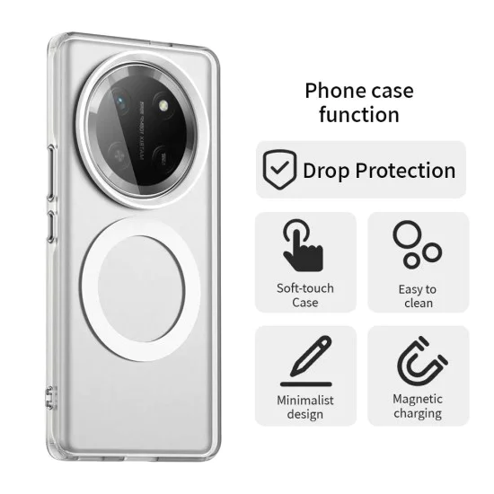 Калъф за Honor Magic7 Lite / X9c - CandyCase MagSafe - Бял
