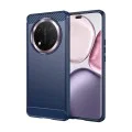 Калъф за Honor Magic7 Lite / X9c - Carbon Silicone - Blue
