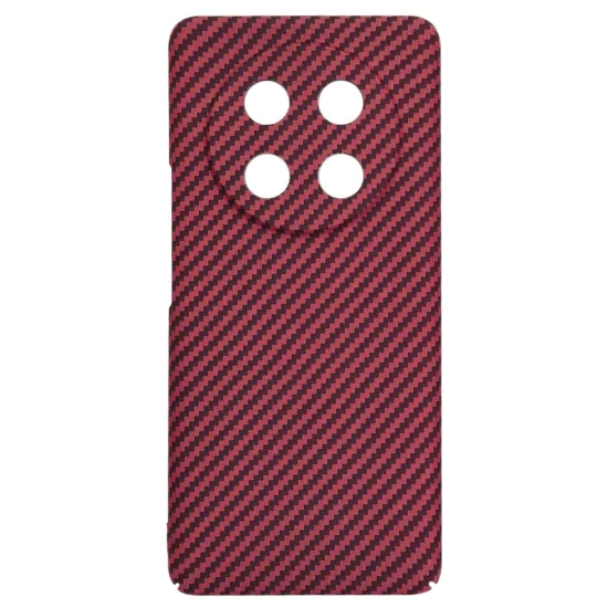 Калъф за Honor Magic7 Lite / X9c - Carbonite FiberShell - Червен