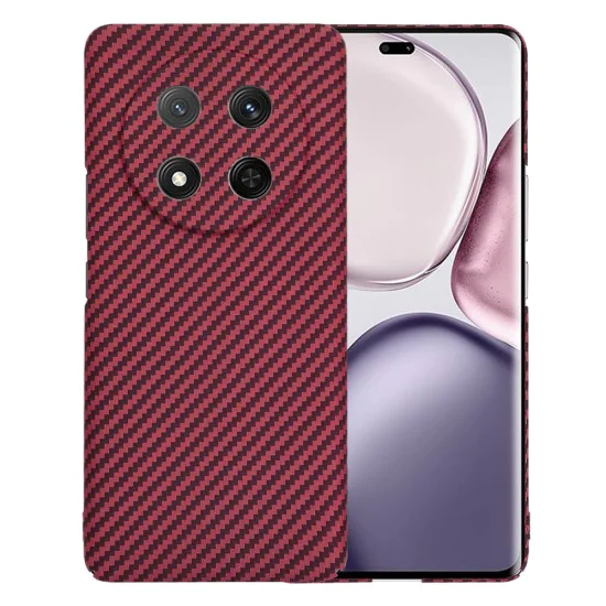 Калъф за Honor Magic7 Lite / X9c - Carbonite FiberShell - Червен