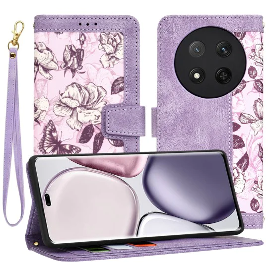 Калъф за Honor Magic7 Lite / X9c - FlipCraft - Mysterious Purple