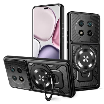 Калъф за Honor Magic7 Lite / X9c - RuggedCam - Черен