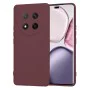 Калъф за Honor Magic7 Lite / X9c - SoftFlex - Plum Red