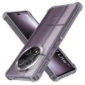 Калъф за Honor Magic7 Lite / X9c - Techsuit - Удароустойчив Clear Silicone - Опушено Черен