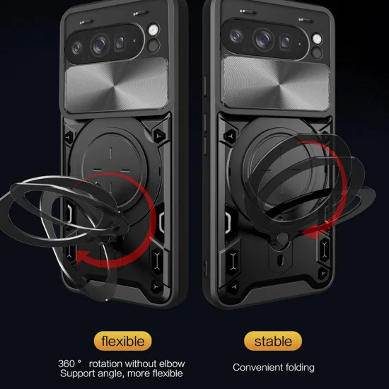 Калъф за Honor Magic7 Pro - CamGuard Pro - Червен