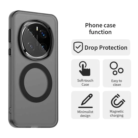 Калъф за Honor Magic7 Pro - CandyCase MagSafe - Черен