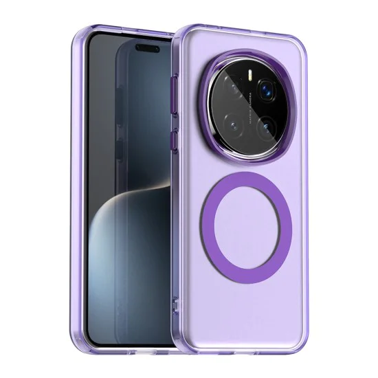 Калъф за Honor Magic7 Pro - CandyCase MagSafe - Лилав