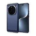 Калъф за Honor Magic7 Pro - Carbon Silicone - Blue