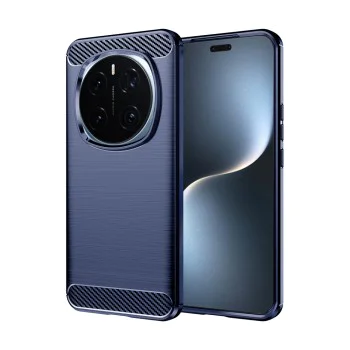 Калъф за Honor Magic7 Pro - Carbon Silicone - Blue
