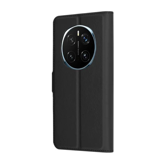 Калъф за Honor Magic7 Pro - Кожено Протектор - Черен