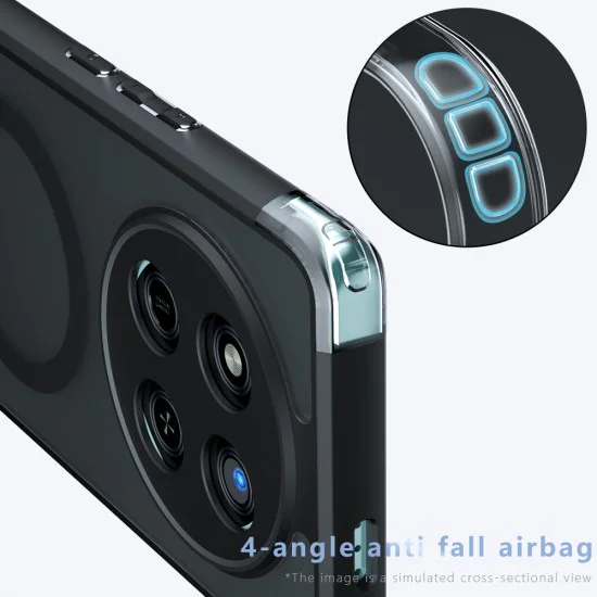 Калъф за Honor Magic7 Pro - PureFrost MagSafe - Черен